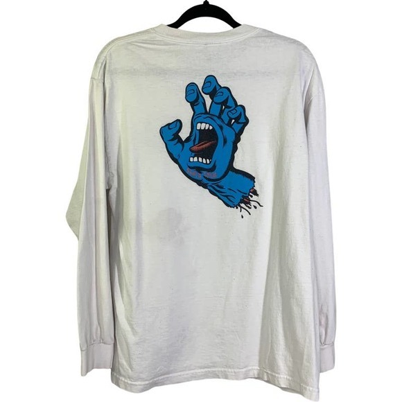 SANTA CRUZ Vintage 90's Screaming Hand Speed Wheels T-Shirt - Picture 9 of 13